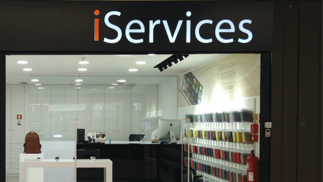 Imagen de una tienda IServices en Portugal. / IServices