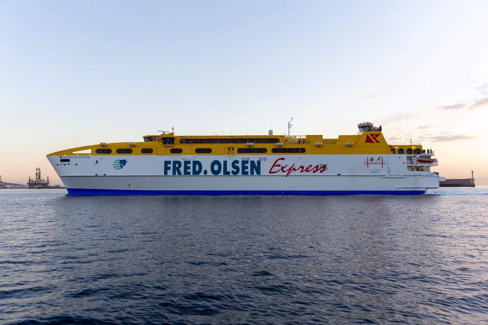 Fast ferry Betancuria Express de Fred. Olsen. / Cedida