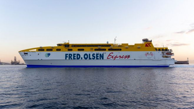 Fast ferry Betancuria Express de Fred. Olsen. / Cedida