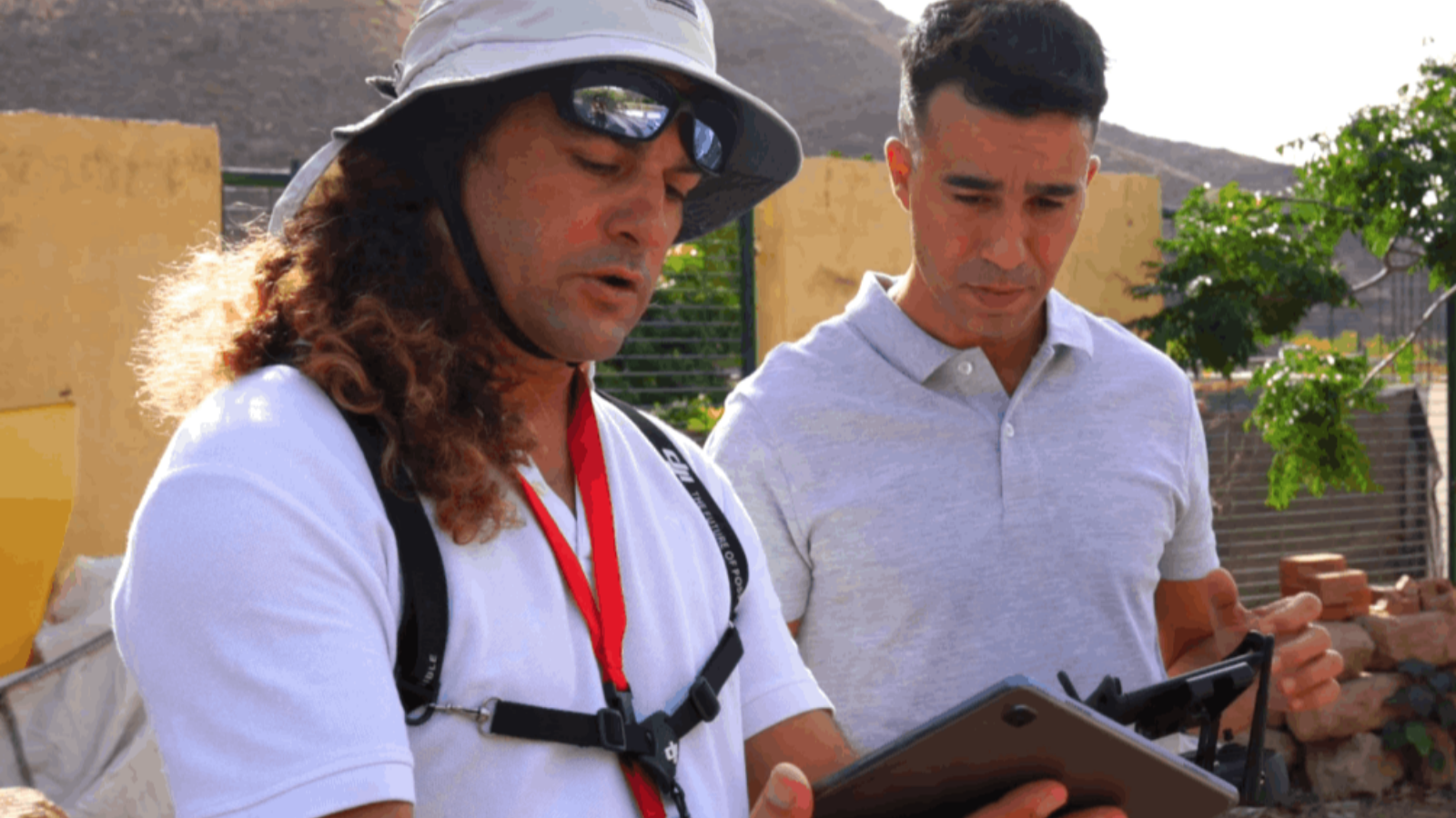 Imagen de los trabajos realizados por Agridrónica. / Cedida 