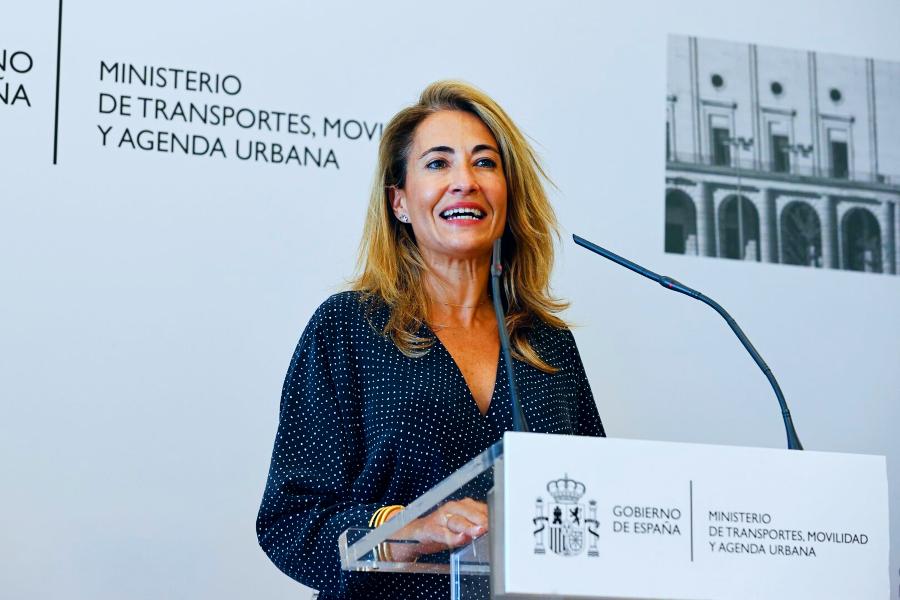 La ministra de Transportes, Raquel Sánchez, defenderá la excepción canaria en Europa./ Redes