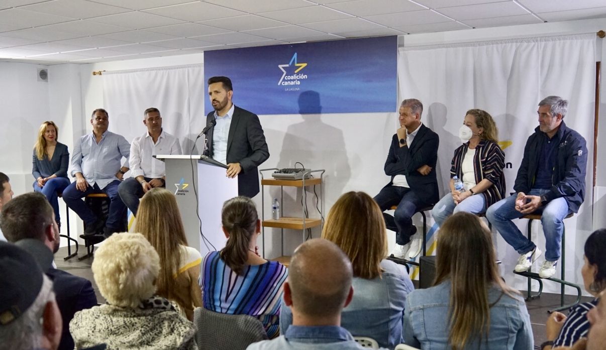 Jonathan Domínguez  es proclamado candidato de Coalición Canaria a la alcaldía de La Laguna./