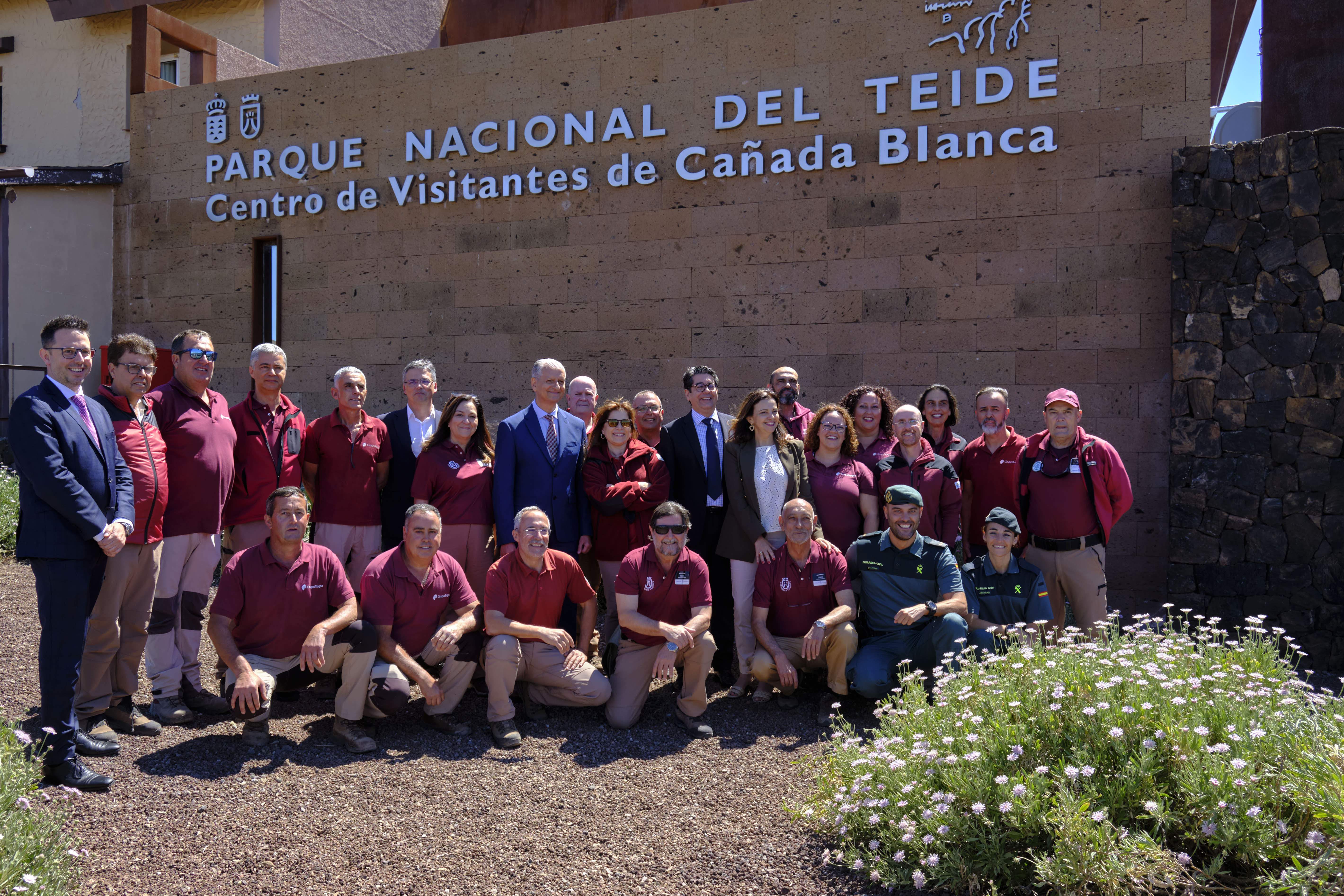Pedro Martin inaugura el Centro de Visitantes de Cañada Blanca./