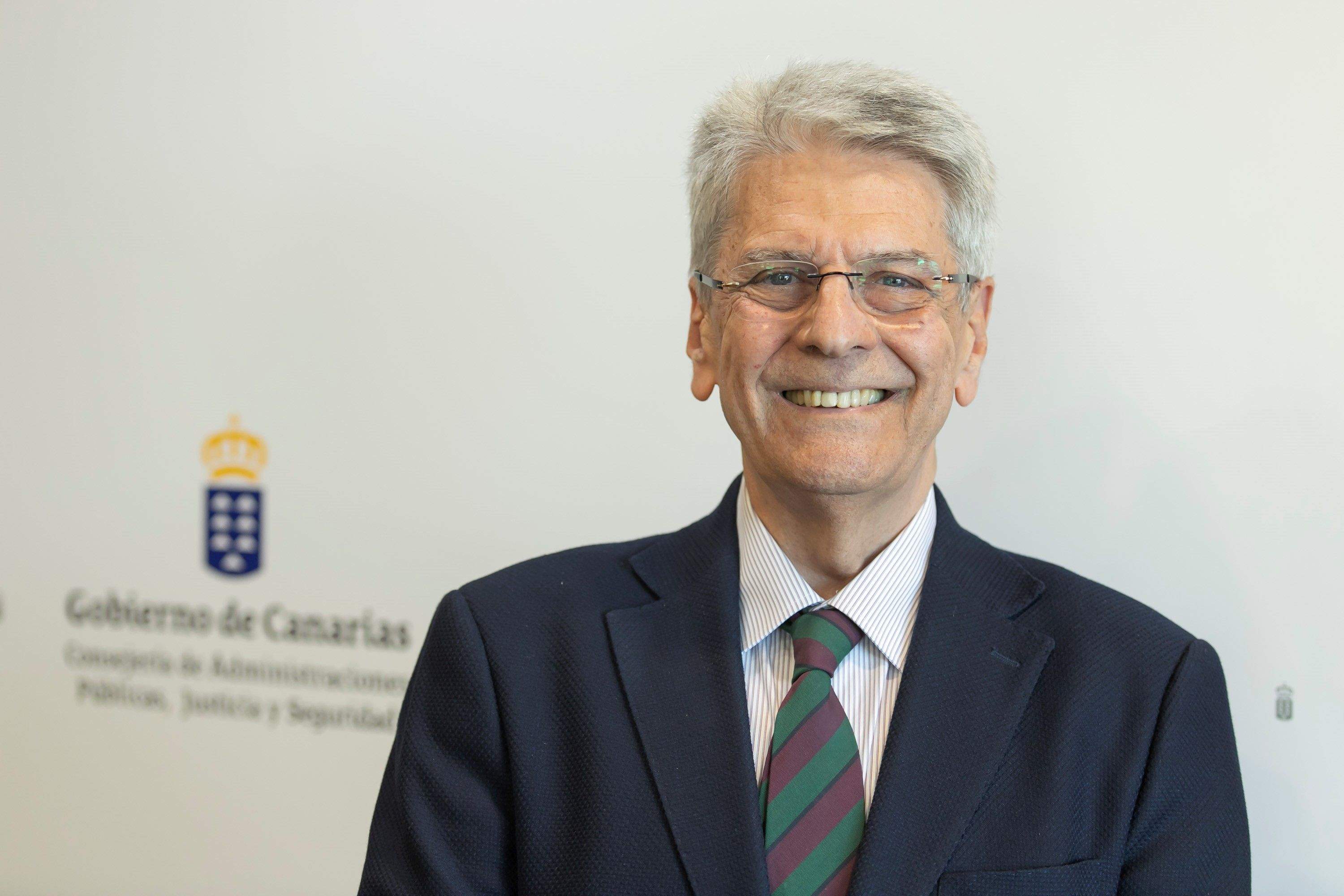 El consejero de Administraciones Públicas, Justicia y Seguridad, Julio Pérez. / Gobierno de Canarias 