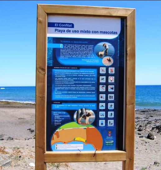 Playa para perros en El Confital (Tenerife)./ Redcanina.es