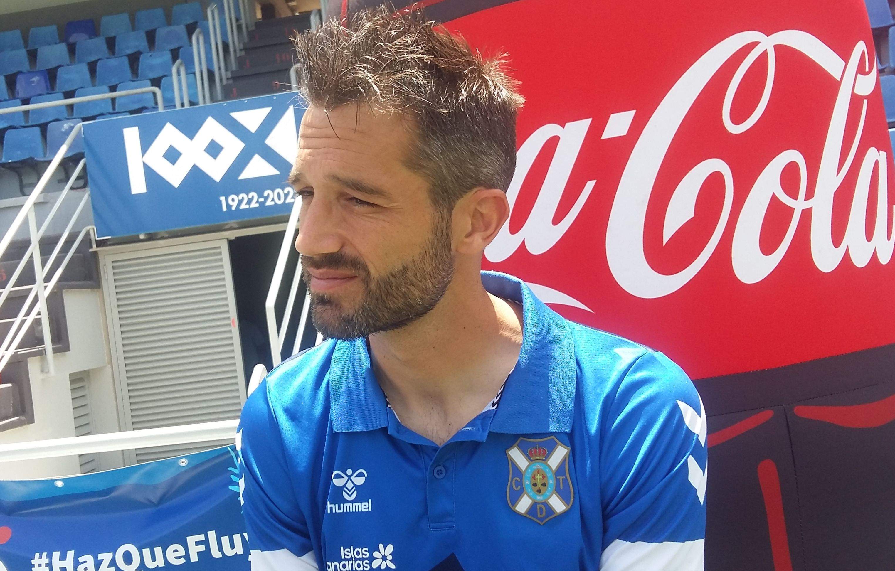 Aitor Sanz, capitán del CD Tenerife. / Atlántico Hoy