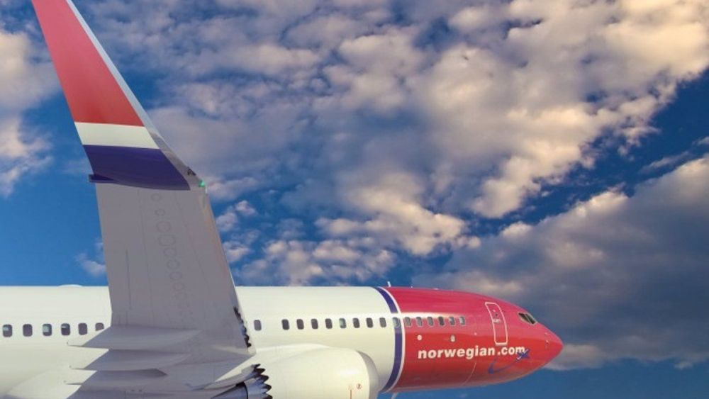 Imagen de un avión de la compañía Norwegian. / EP