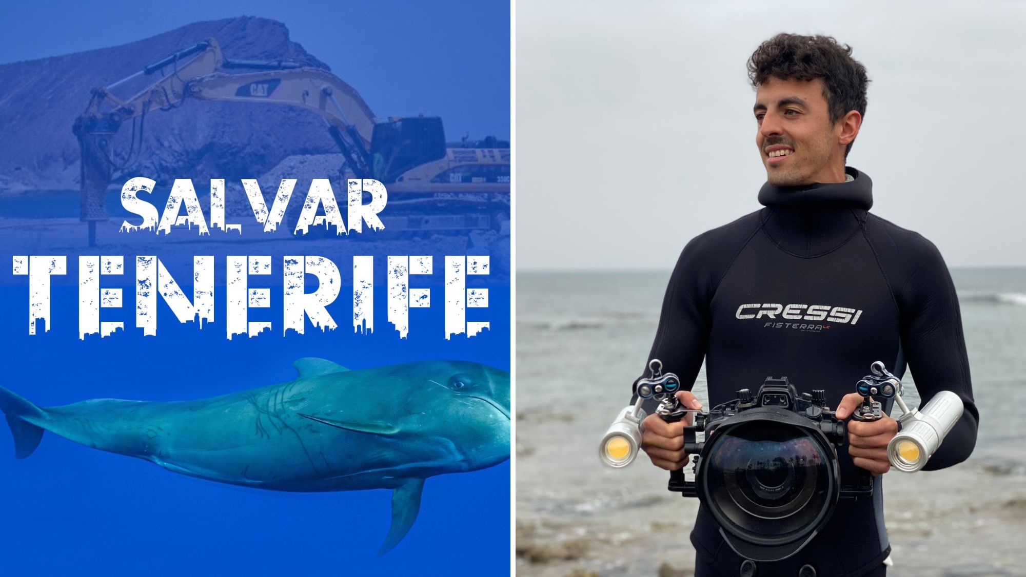 El documentalista, Felipe Ravina, director de 'Salvar Tenerife'. / AH