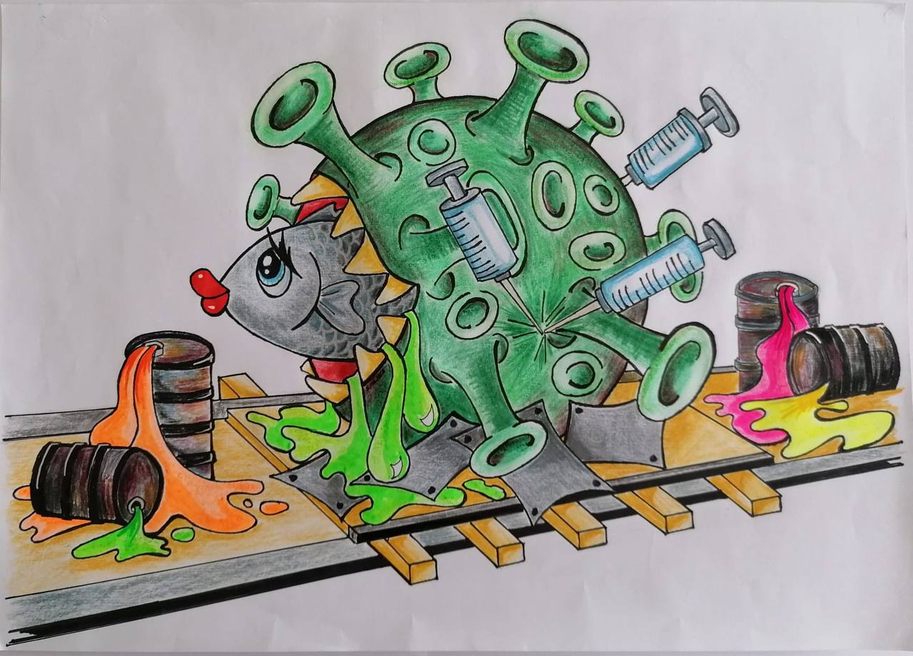 Santa Cruz quemará simbólicamente una representación de la COVID-19./ Ayto. Santa Cruz