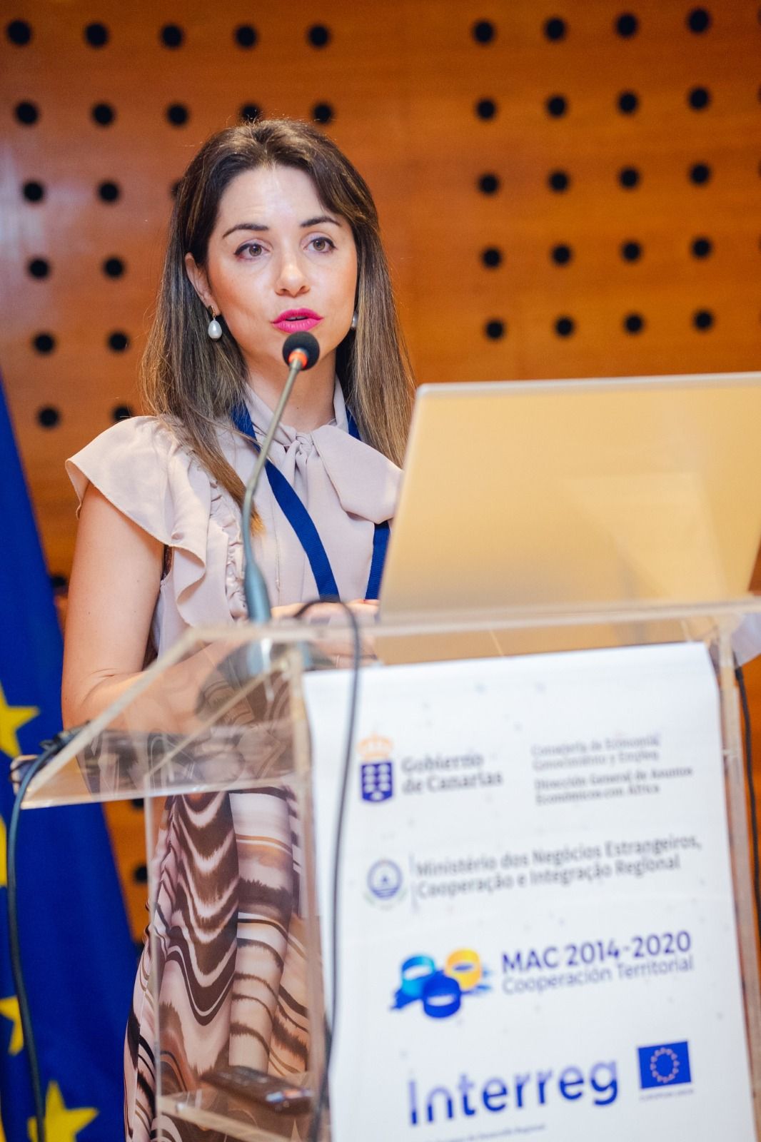 La consejera delegada de Acción Exterior del Cabildo de Tenerife, Liskel Álvarez./
