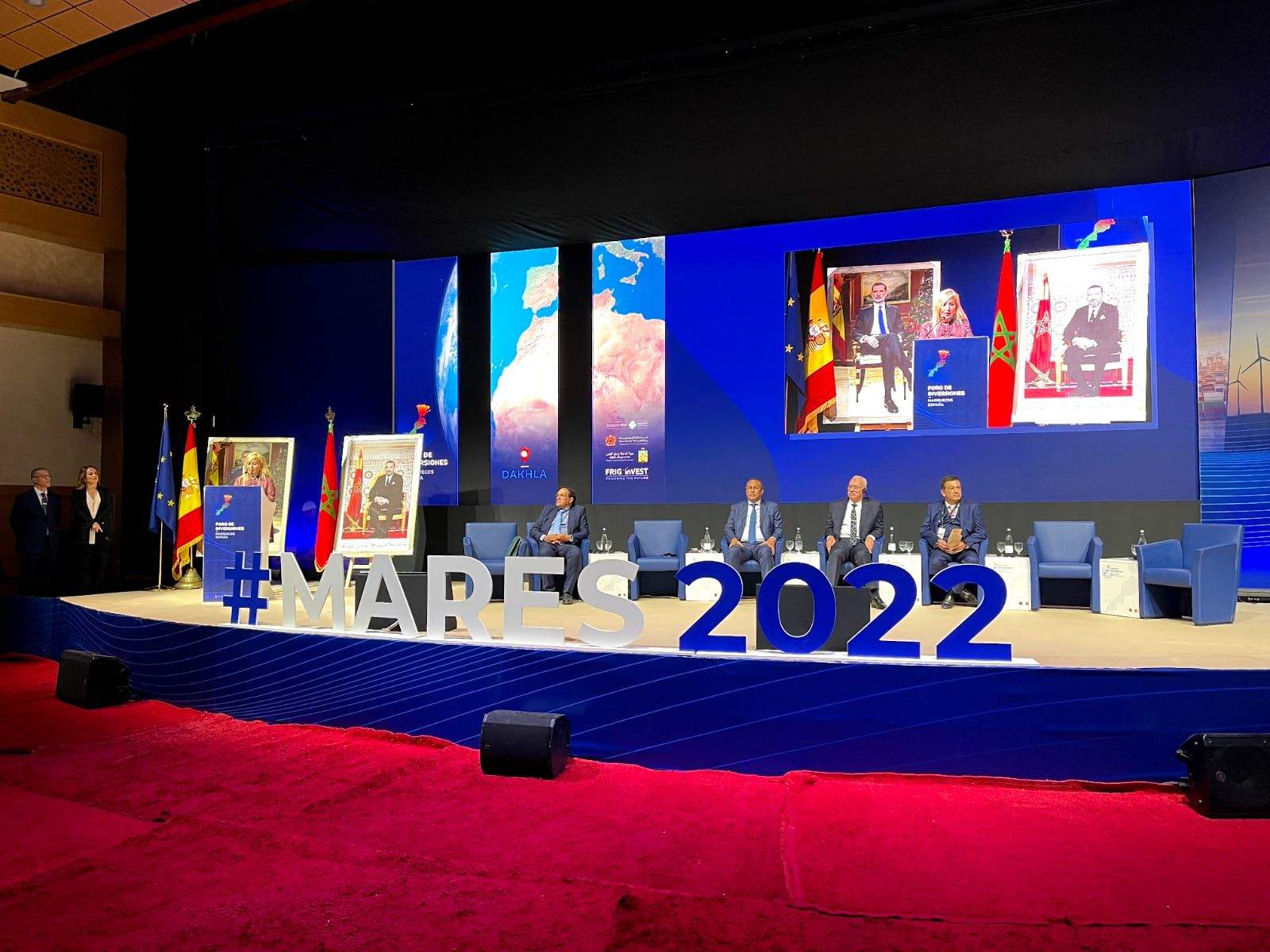 Instantánea del primer ‘Foro de Inversiones Marruecos-España’ celebrado en Dakhla, donde han acudido diversos empresarios canarios./