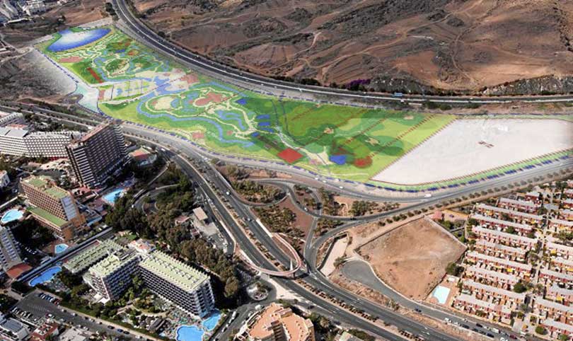 Proyecto del Siam Park de Gran Canaria./