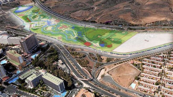 Proyecto del Siam Park de Gran Canaria./
