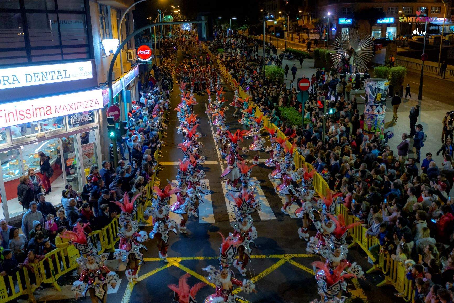 Cabalgata Anunciadora del Carnaval de Santa Cruz de Tenerife./