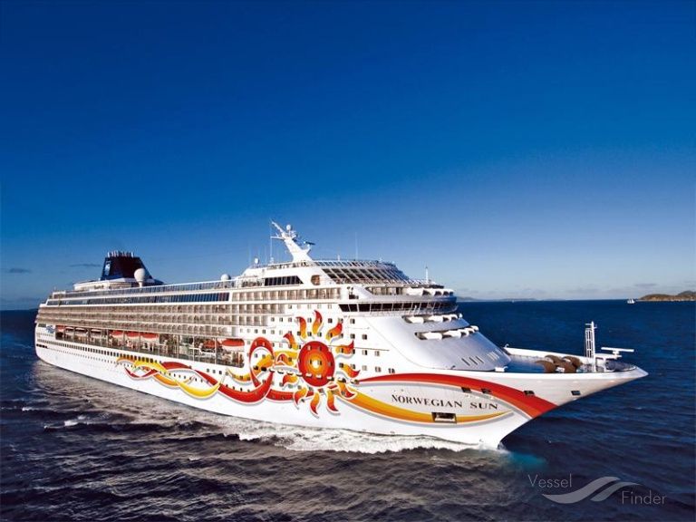 El Norwegian Sun, barco que hará escala en Canarias a partir de noviembre./