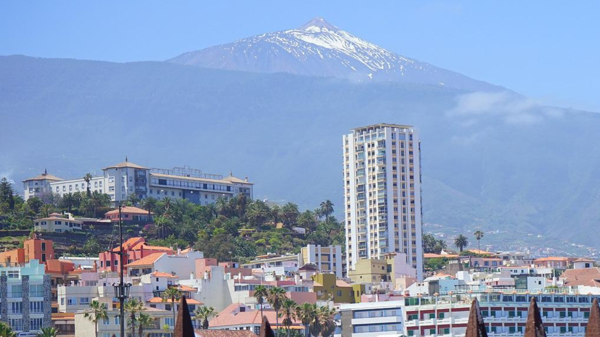 Complejos hoteleros en el Puerto de la Cruz, en Tenerife. / Pixabay