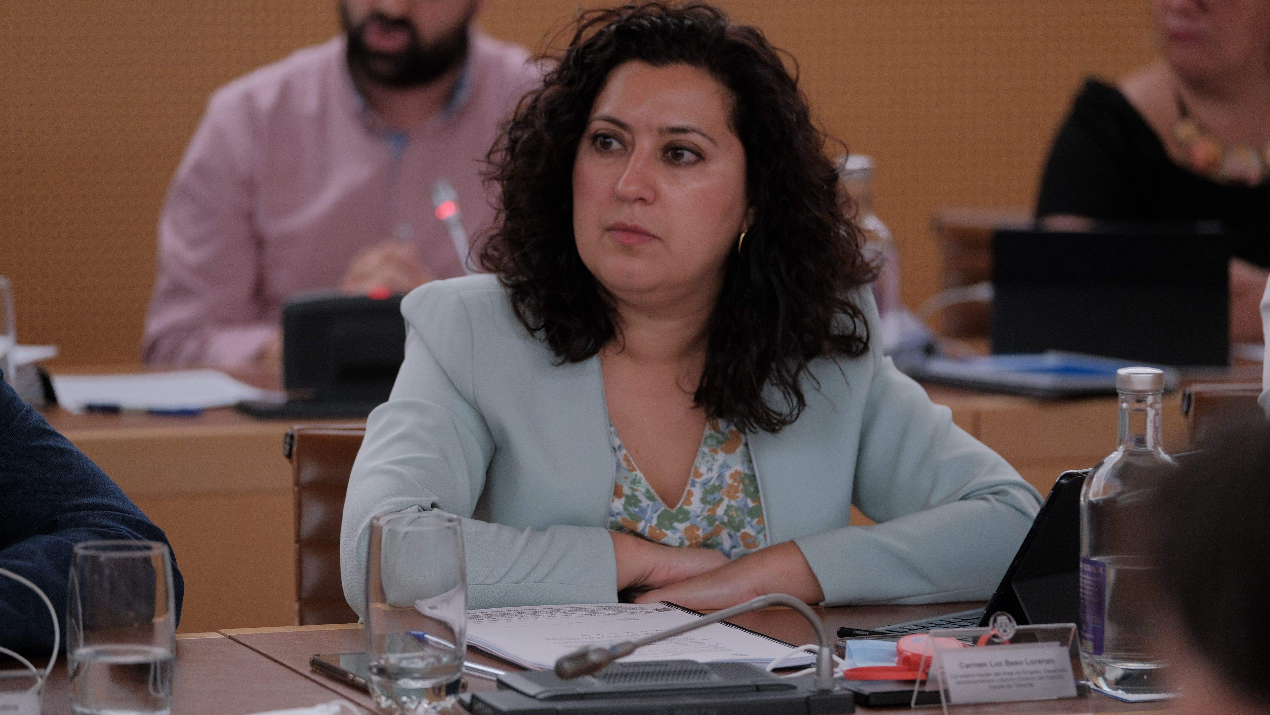 La consejera responsable de Barrios por el Empleo, Carmen Luz Baso./