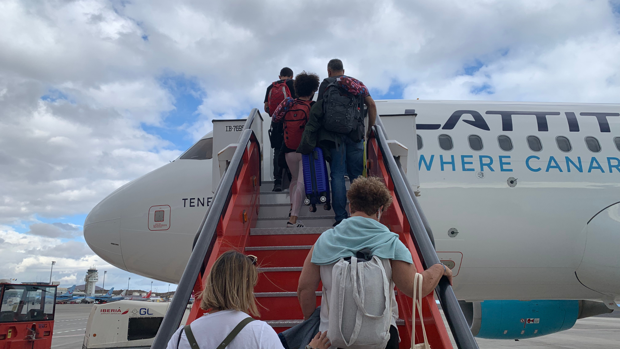 Vuelo inaugural de Canarian Airways bajo el nombre de Lattiude Hub. / Twitter de la compañía