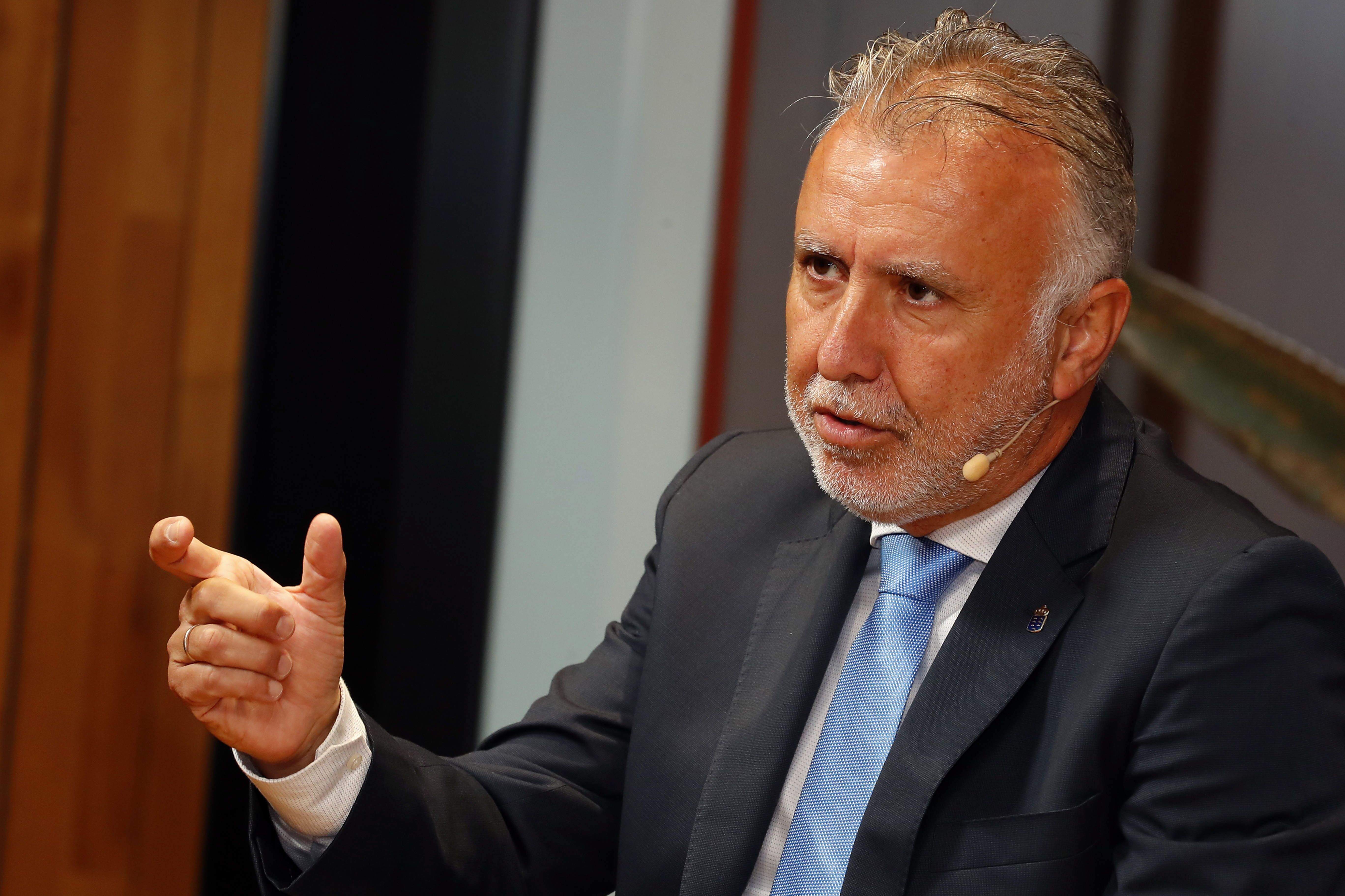 Ángel Víctor Torres se desmarcó de la valoración de Pedro Sánchez sobre la gestión de las fuerzas de seguridad en el salto a la valla entre Nador y Melilla./ EFE