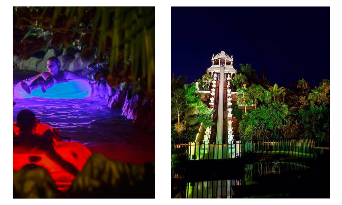 Composición de imágenes del Siam Night en una de sus ediciones. / AH - Siam Park 