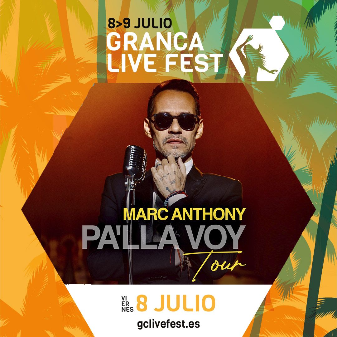 Marc Anthony estará en el GranCa Live Fest en 8 de julio./