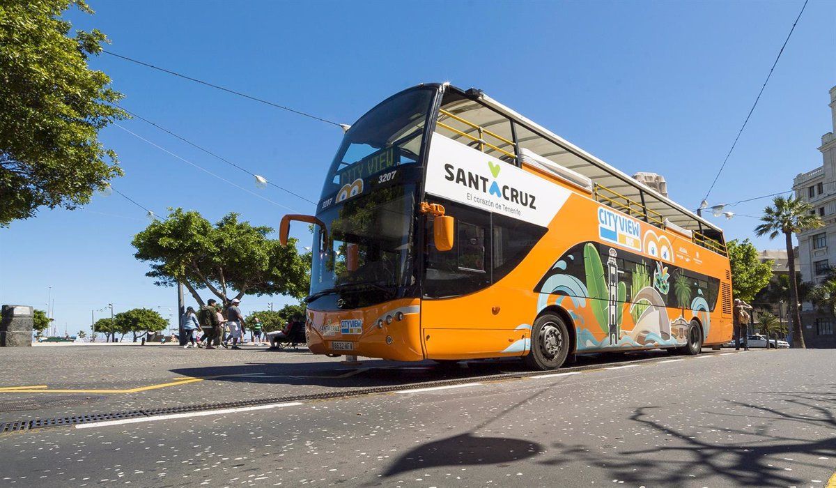 Imagen de la guagua turística de Santa Cruz de Tenerife en 2019. / Ayuntamiento de Santa Cruz de Tenerife Imagen de la guagua turística de Santa Cruz de Tenerife en 2019. / Ayuntamiento de Santa Cruz de Tenerife