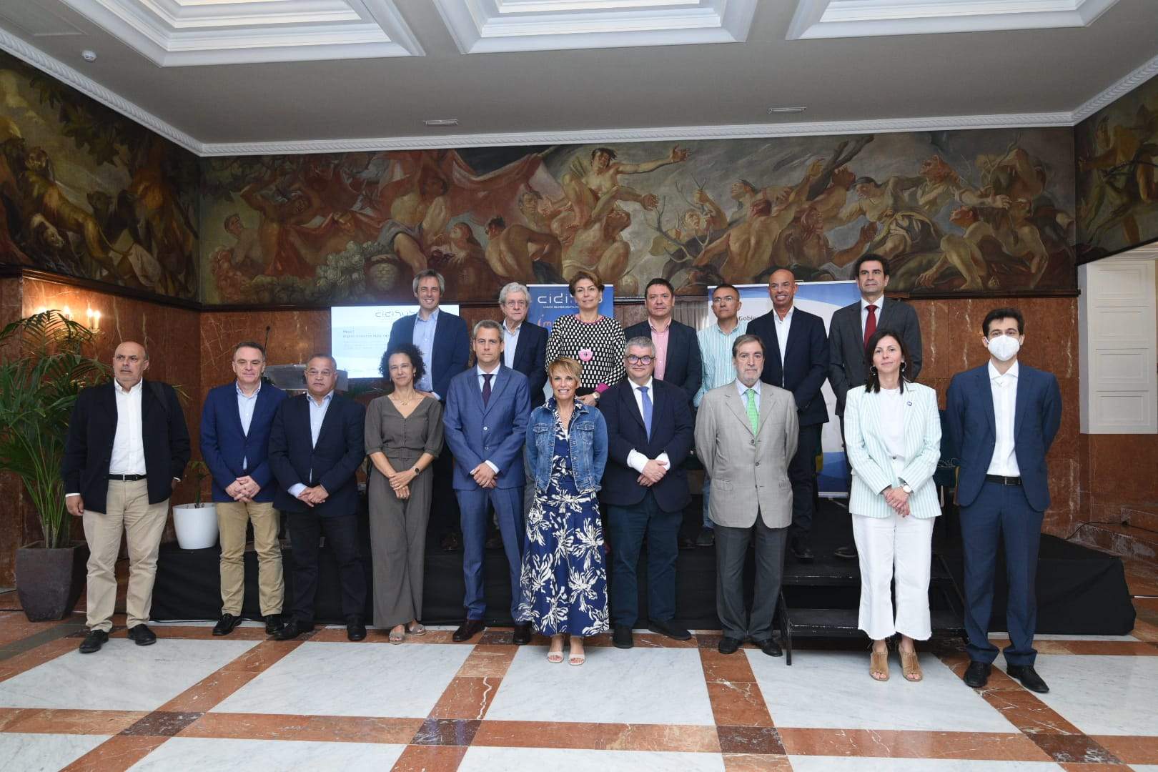 Miembros del Cidihub. / Gobierno de Canarias 