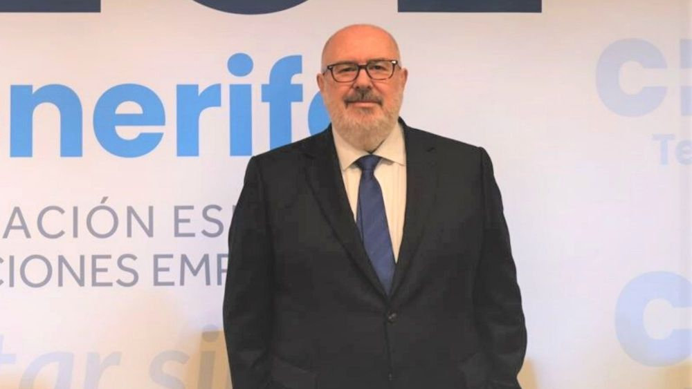 Pedro Alfonso, presidente de la CEOE Tenerife. / @ceoetenerife