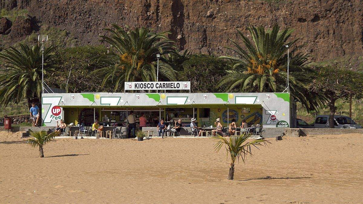 Antiguo quiosco Carmelo en Las Teresitas./ Redes