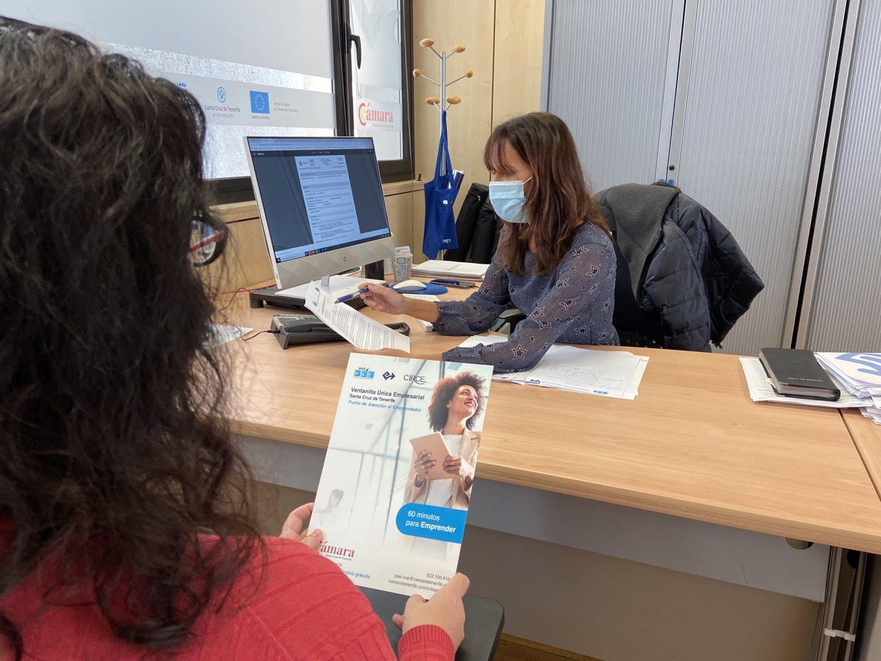 Asesoramiento de nuevas empresas de la Cámara de Comercio de Tenerife./