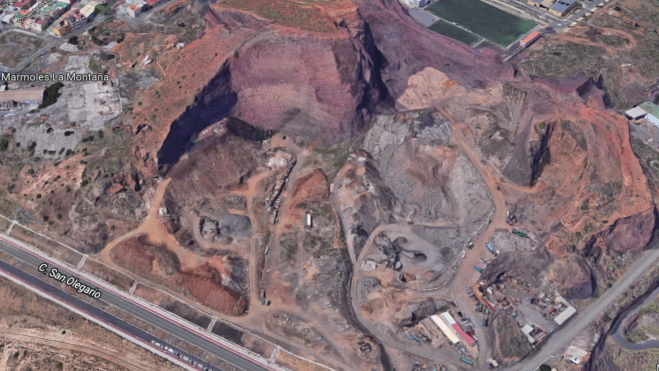 Estado de la Montaña de Taco en 2022. / Google Maps Estado de la Montaña de Taco en 2022. / Google Maps