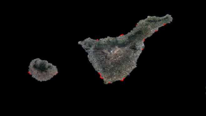 Playas de Tenerife y La Gomera en riesgo