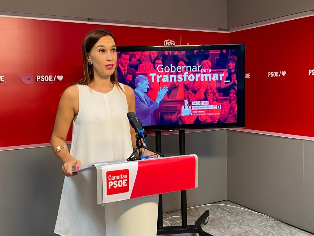 Nira Fierro, secretaria de Organización del PSOE en Canarias./ Cedida