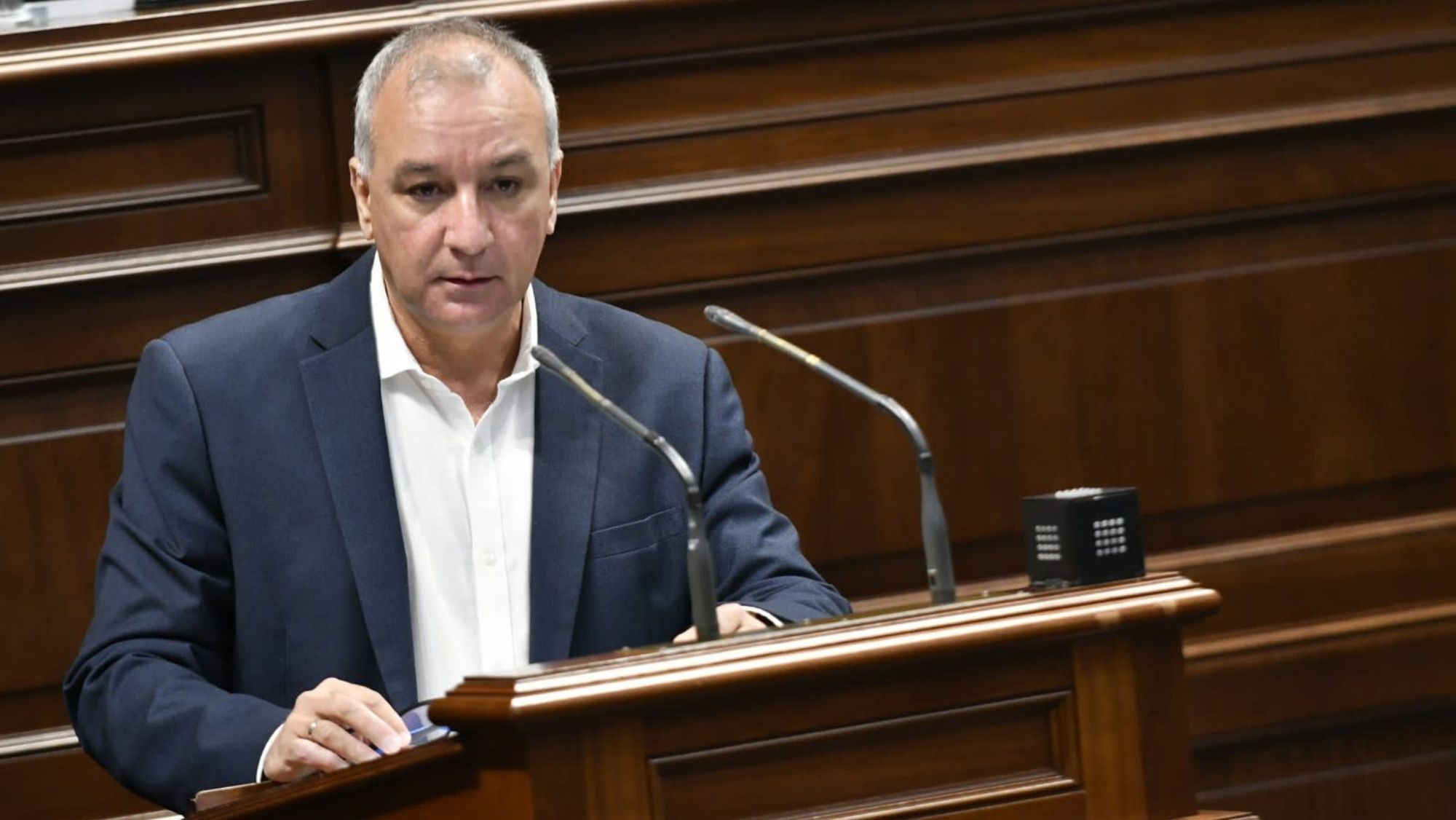 Portavoz parlamentario de Nueva Canarias, Luis Campos. / Cedida