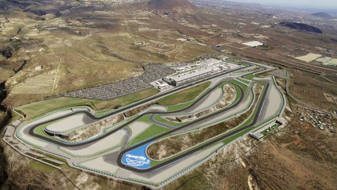 Infografía del nuevo Circuito del Motor de Tenerife. / Cedida