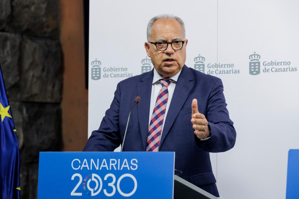 El portavoz de la Agrupación Socialista Gomera, Casimiro Curbelo./