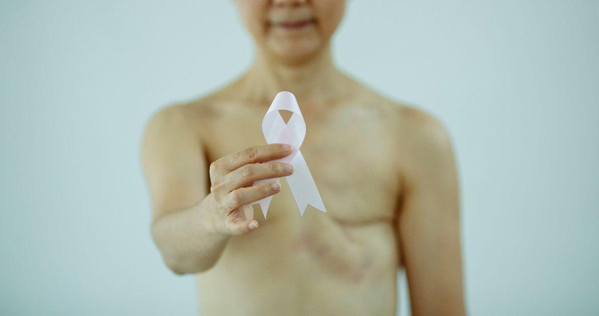 Enferma de cáncer de mama./