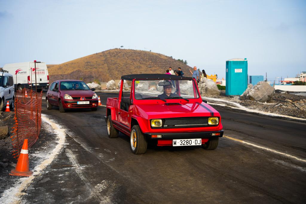 Tránsito de la carretera de La Laguna a Las Norias. / Cabildo de La Palma 