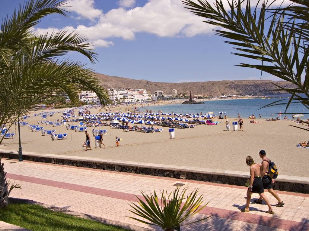  Playa del sur de Tenerife./