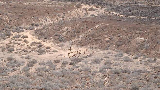 Imagen de las piedras apiladas en Montaña Amarilla compartida por Pasa Sin Huella. / Carelvi Pestano González Imagen de las piedras apiladas en Montaña Amarilla compartida por Pasa Sin Huella. / Carelvi Pestano González