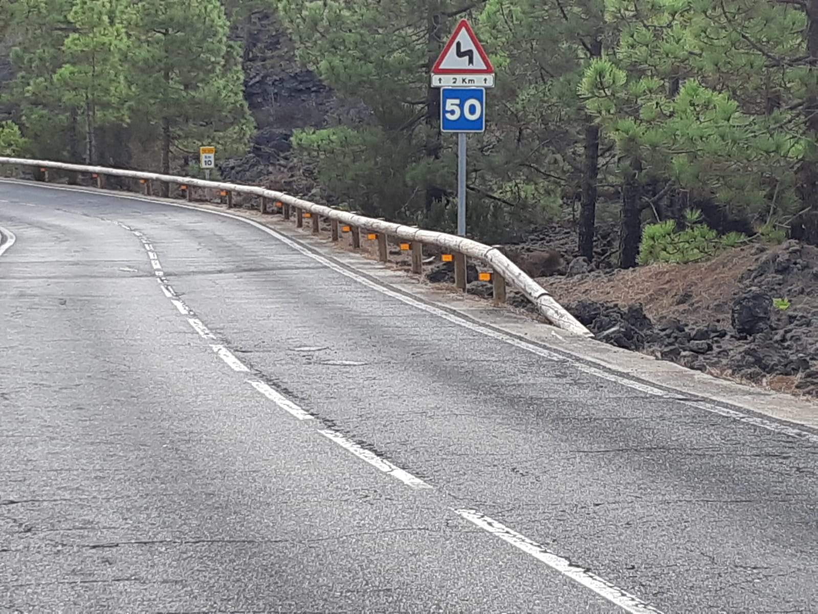 Imagen de la carretera TF-373. / Cabildo de Tenerife 
