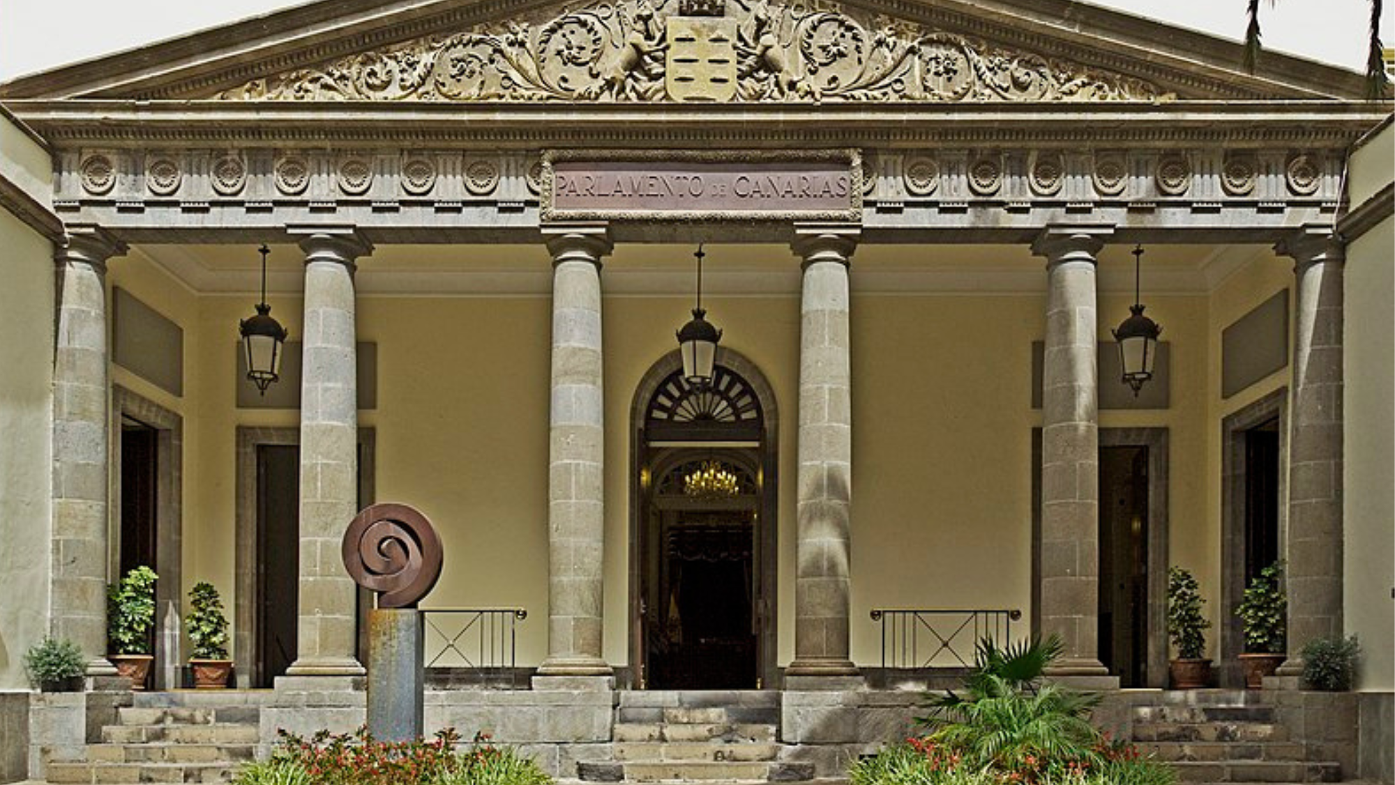 Fachada del Parlamento de Canarias.  Imagen de la red