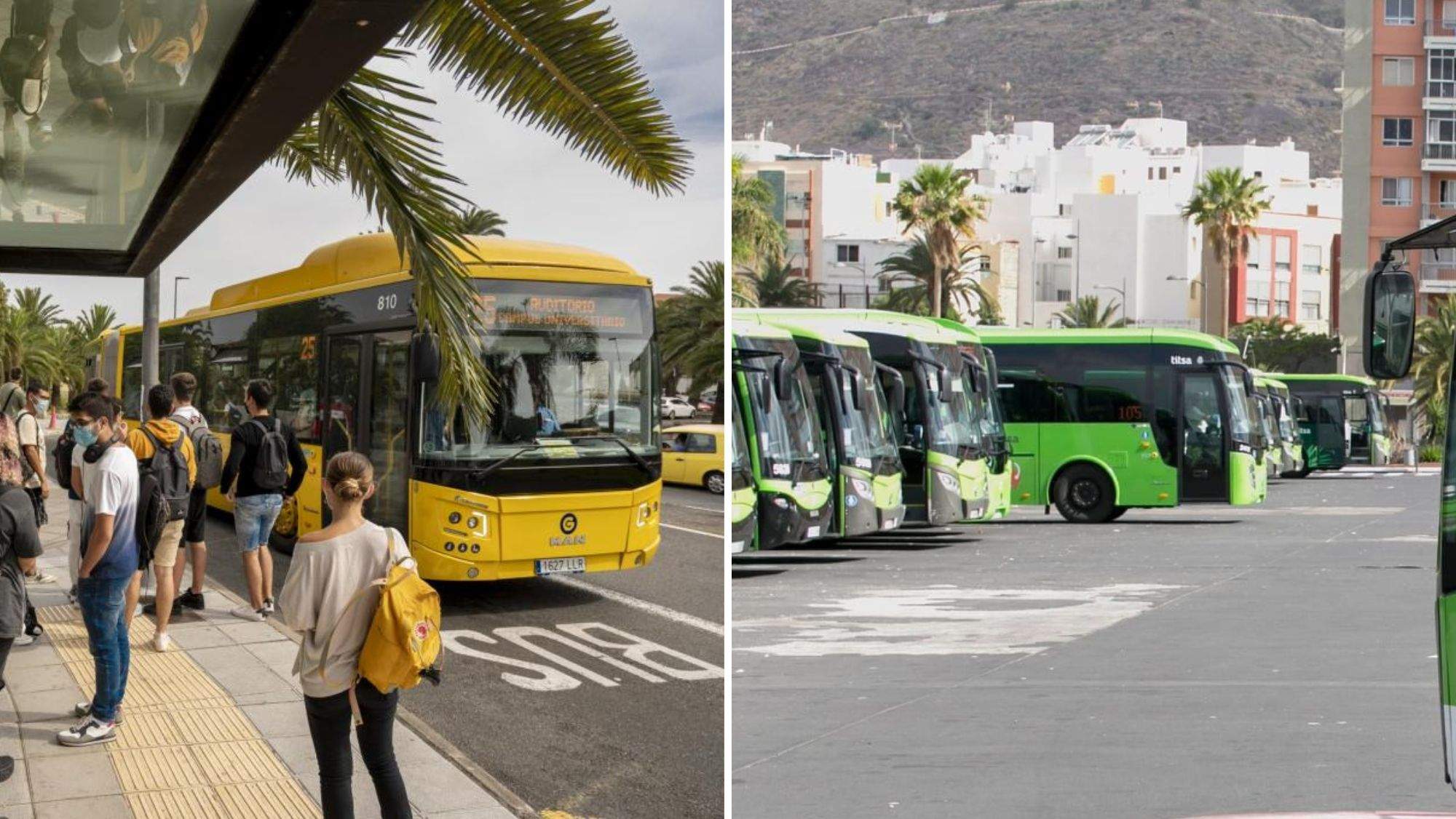 Guaguas Municipales (Gran Canaria) y Titsa (Tenerife) tendrán nuevos precios en sus bonos residente / AH