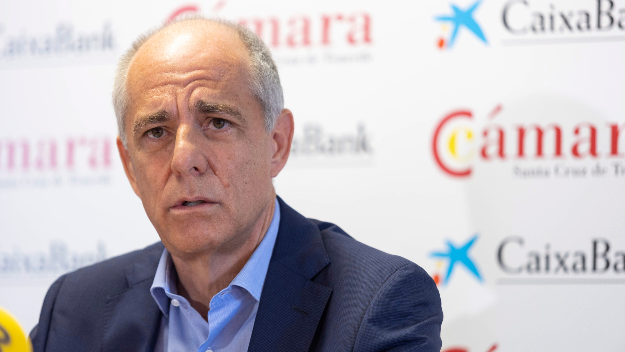 Santiago Sesé, presidente de la Cámara de Comercio de Santa Cruz de Tenerife. / Miguel Barreto (Efe)