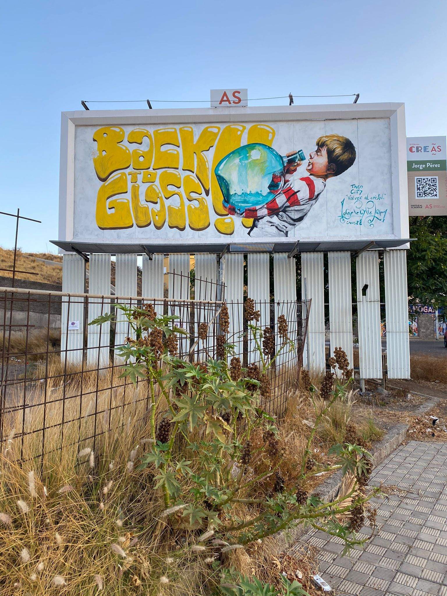 Imagen del trabajo de los artistas para la edición 2022 de CREAS. / As Publicidad