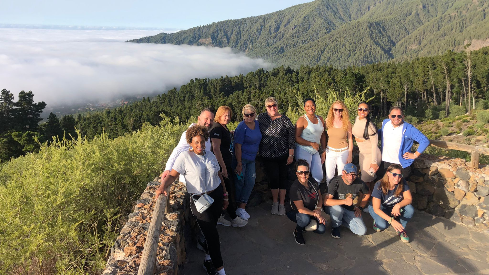Visita de agentes turísticos estadounidenses organizada por el Cabildo de Tenerife. / Cedida