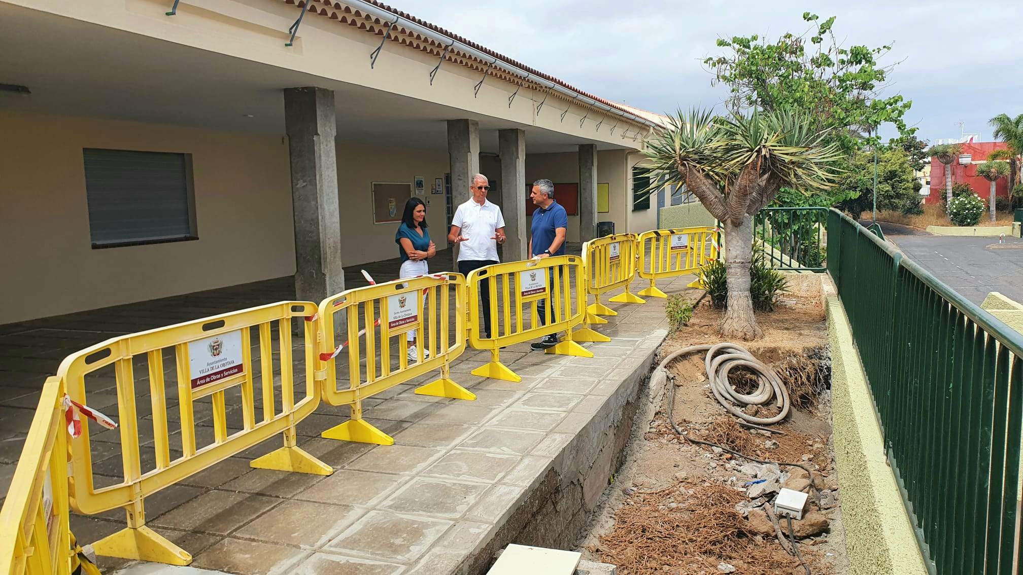 Obras en los colegios de La Orotava. / Ayuntamiento La Orotava 