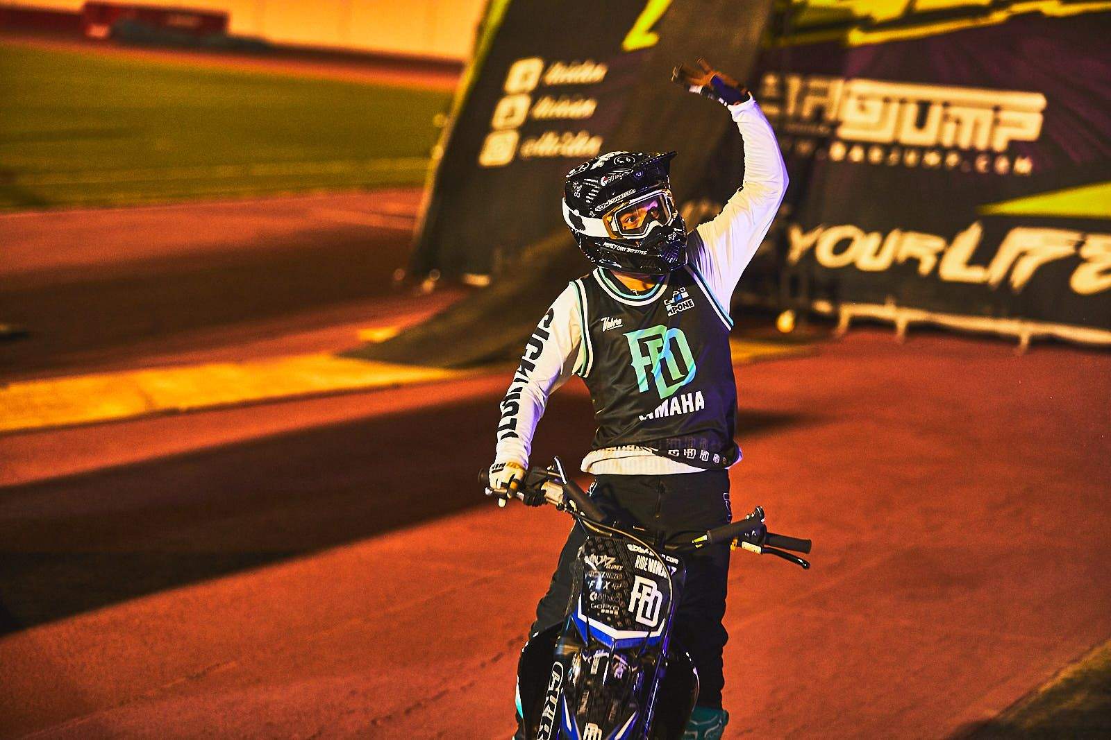 El piloto Marco Picado, uno de los grandes alicientes del Freestyle Zombies./