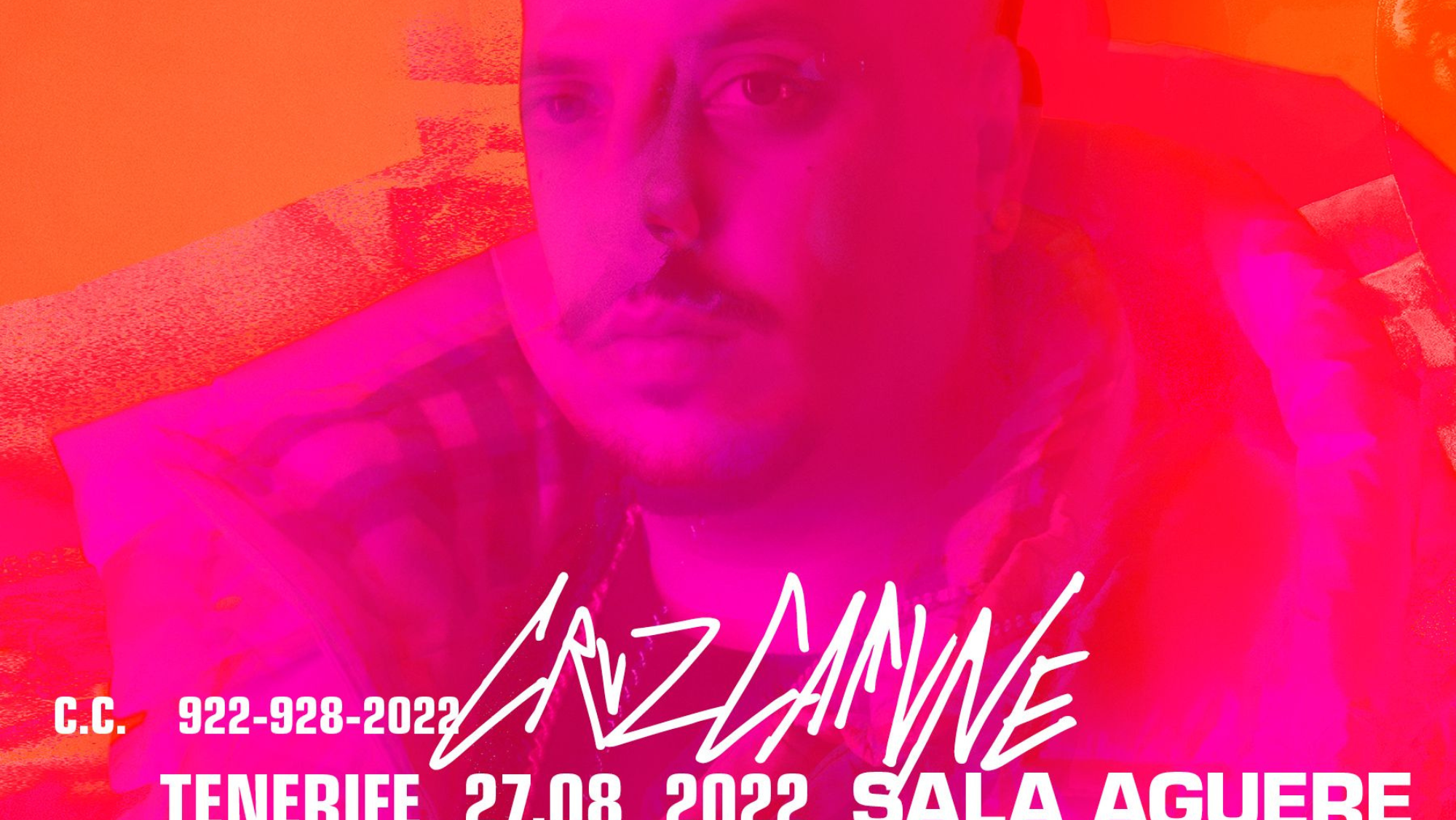 Cartel del concierto de Cruz Cafuné en La Laguna