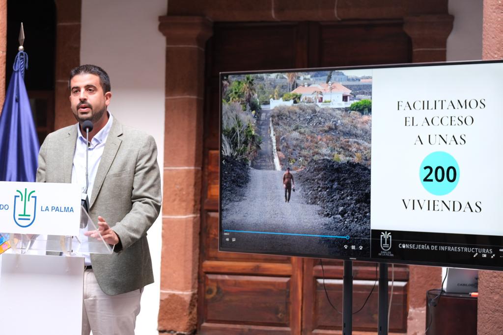El vicepresidente del Cabildo de La Palma y consejero de Infraestructuras, Borja Perdomo./